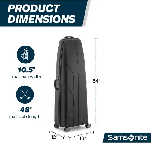 Vista 3 de Samsonite Tour Deluxe Golf Hard Case Travel Bag