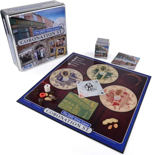 Vista 2 de Coronation Street el juego de trivia de DVD en lata de regalo