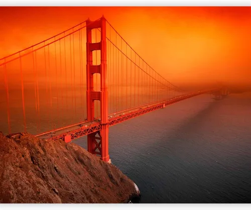 Vista 8 de artgeist Mural de pared Puente 79x61 in - XXL Papel pintado no tejido de vellón Decoración de pared Impresión fotográfica Imagen Diseño Decoración