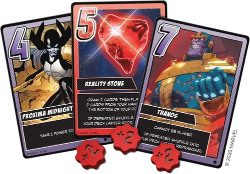 Vista 6 de Infinity Gauntlet: A Love Letter - Juego de cartas Save The Universe from Thanos! Juego de estrategia para niños y adultos ambientado en el universo