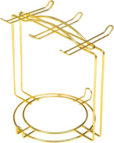 Vista 8 de YY YEARCHY Soporte para tazas de café, soporte escurridor de tazas de espresso, organizador de árbol de taza de metal con 6 ganchos para encimera