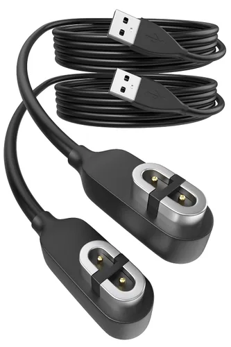 Vista 7 de SHOKZ - Cable de carga para SHOKZ OpenRun/OpenRun Pro/OpenRun Mini/OpenRun Pro Mini/OpenComm/OpenComm 2, para AfterShokz Aeropex, cargador magnético