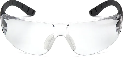 Vista 2 de Pyramex Endeavor Plus Safety Glass Black/Gray Frame With Foam Padding Clear H2MAX Anti-fog Lens