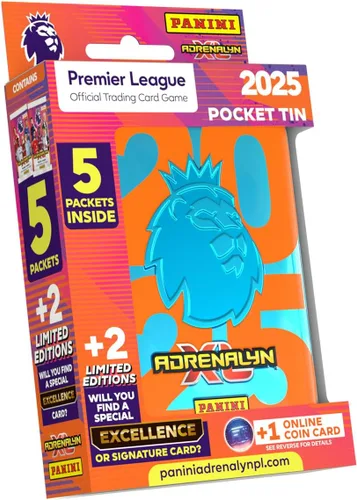 Vista 7 de Panini Caja de tarjetas coleccionables Adrenalyn XL de la Premier League 2024-25 (50 paquetes cada uno)