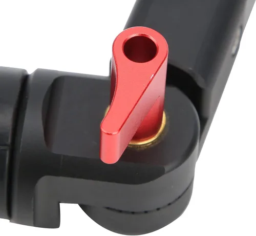 Vista 5 de Mango de metal - Montaje en el cuello - Soporte de brazo de extensión - Estabilizador de ángulo ajustable - Agarre de mango de cámara - para grúa 2S