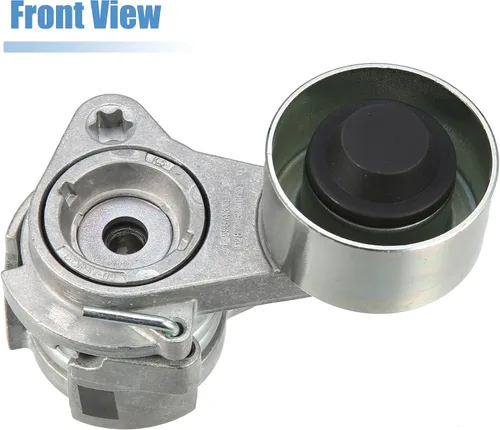 Vista 6 de X AUTOHAUX Conjunto tensor de correa con polea para BMW 740i 740Li 2009-2012, para BMW X6 2007-2010 Transmisión automática Reemplazar