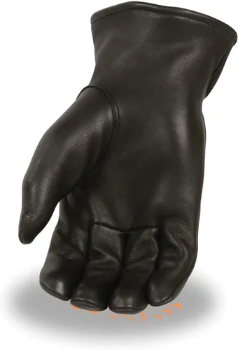 Vista 3 de Milwaukee Leather SH858 Men's Black Thermal Lined Deerskin Motorcycle Hand Gloves WSinch Wrist Closure