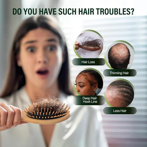 Vista 4 de RIHAKO Regalos de Pascua para mujeres – Suero para el crecimiento del cabello, aceite de batana para el crecimiento del cabello, 100% puro
