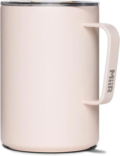 Vista 12 de MiiR, Taza de campamento, aislada al vacío, de acero inoxidable con tapa deslizante, sin BPA, negro, 16 onzas líquidas