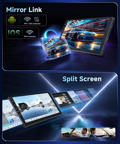 Vista 6 de 8Core4+64G Estéreo de coche para Toyota Avalon 2006-2010 Wireless CarPlay/Android Auto Android Radio con Qualcomm 9 pulgadas IPS pantalla táctil