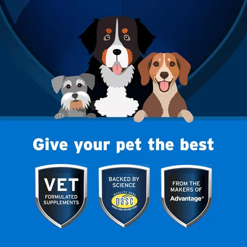 Vista 9 de Paquete de perros pequeños K9 Advantix II Perros de 4 a 10 libras Suministro de 6 meses + multivitamínico diario Pet Protect para perros 60