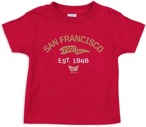 Vista 20 de Ropa de bebé con banderín retro para fanáticos del fútbol americano profesional (NB-7T)