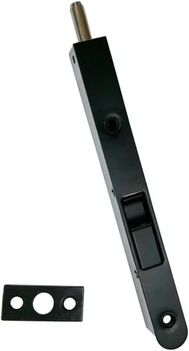 Vista 6 de QCAA Perno empotrado de latón macizo, forma redonda, 6 ", latón antiguo, 1 paquete, fabricado en Taiwán