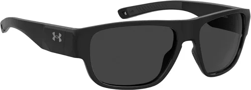 Vista 3 de UA Scorcher Gafas de sol, montura negra brillante con lentes grises