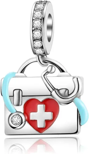 Vista 77 de LUXILLA Abalorio de plata de ley 925 para madre, hija, abuela, para familia, amor, madre, hija, abuela, para pulseras, collares, dijes, abalorios