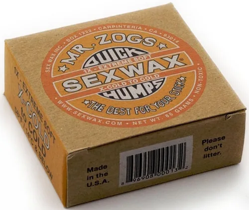 Vista 2 de Sex Wax Quick Humps Coco (Elige Temperatura) (1 Frígido a Frígido, Paquete de 3)