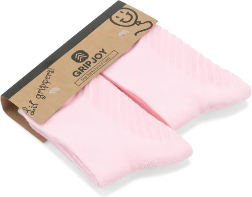 Vista 14 de Gripjoy Toddler Socks with Grippers, Non-Slip for Kids, Enhanced Stability, Comfortable Cotton - 4 Pairs