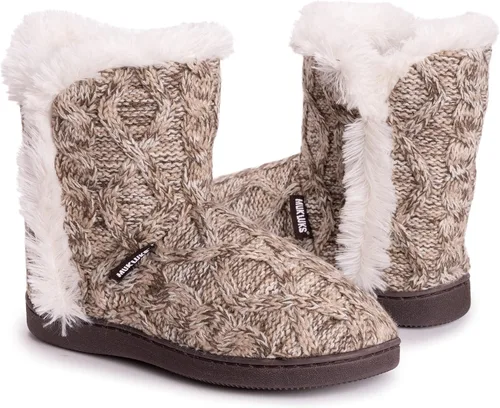 Vista 5 de MUK LUKS Pantuflas Cheyenne para bebé niña