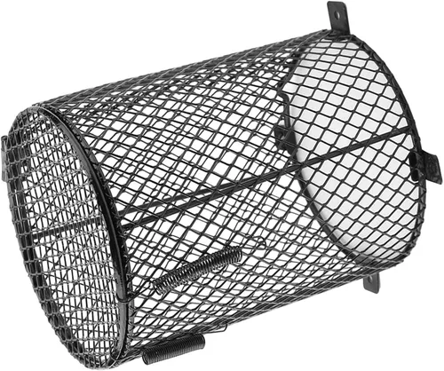 Vista 7 de Cubierta de lámpara de reptil, protector de calor para reptiles, protector de calor, cubierta antiquemaduras, jaula de malla, pantalla