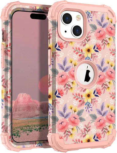 Vista 169 de Hocase Funda para iPhone SE 2022/2020, resistente a prueba de golpes, de plástico duro+goma de silicona, funda protectora híbrida para iPhone SE