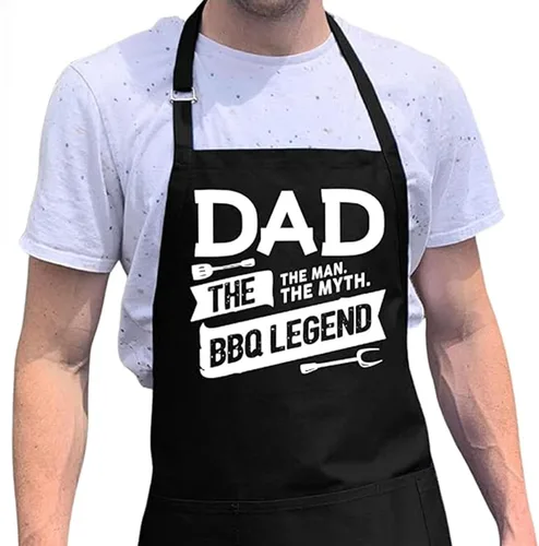 Vista 9 de ApronMen - Funny Apron For Men - BBQ Gifts for Men & Unique Gifts for Fathers - Mens Aprons for Grilling Un delantal es solo una capa
