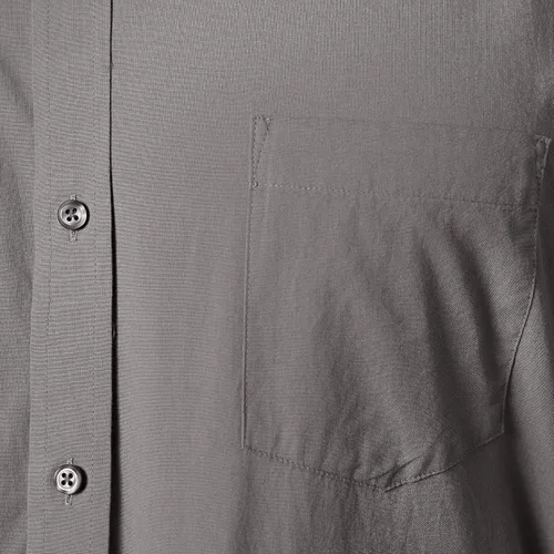 Vista 6 de Tienda Essentials - Camisa de popelina para hombre, informal, de manga larga, con ajuste regular