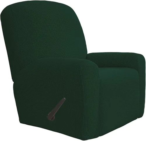 Vista 90 de Easy-Going Funda Elástica para Sofá Reclinable Cobertor de Sofá 4 Piezas Protector de Muebles Sofá Suave con Fondo Elástico Poliéster Spandex Tela
