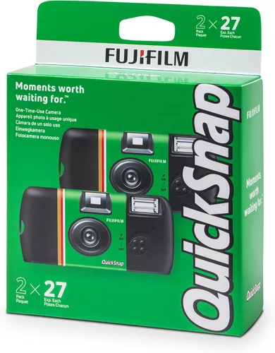 Vista 2 de Fujifilm QuickSnap Flash 400 - Cámara de uso único, paquete de 2