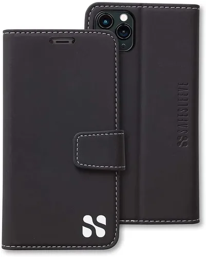 Vista 15 de SafeSleeve Desmontable para iPhone 12 Mini - Negro