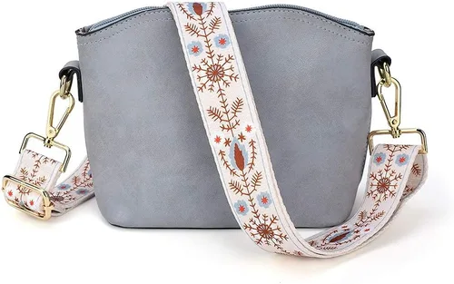 Vista 2 de Correa de repuesto para bolso, correa cruzada de hombro, ajustable, tejido jacquard, estilo de correa de guitarra