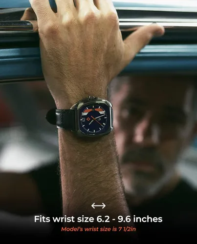 Vista 2 de LIV Rebel-AR Swiss Automatic Elaboré Grade 26-Jewel Movement - 420 mm Rectangular Curved Case- IP Surgical Grade 316L Stainless Steel-Multi-Layer
