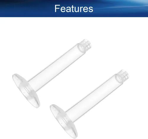 Vista 3 de Auniwaig 4 unids 3cc dispensador de soldadura pegamento conos accesorios 0.1 fl oz máquina dispensadora transparente tubo adhesivo líquido