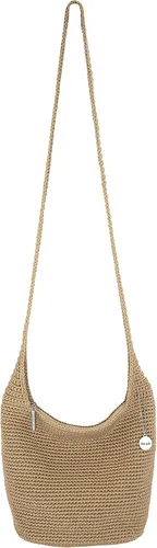 Vista 6 de The Sak Asher Bolso cruzado en ganchillo, bolso grande con correa de hombro única, bambú, Bambú