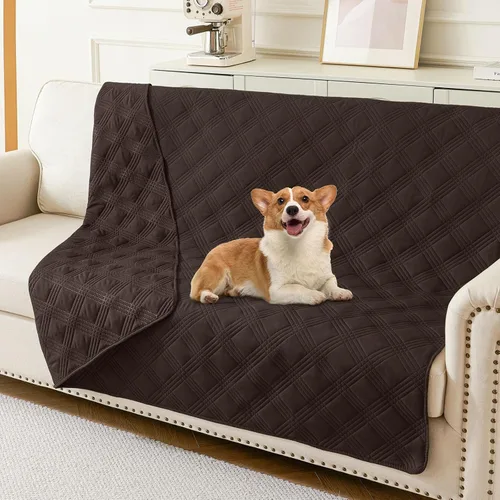 Vista 71 de hyha - Manta impermeable para cama de perro, mantas suaves para mascotas, funda impermeable para sofá para perros, fundas reversibles lavables