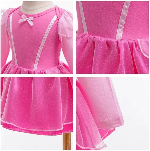 Vista 126 de Disfraz de princesa de Belle Sofía Blancanieves para niñas pequeñas, disfraz de princesa, Navidad, Halloween, mameluco con diadema