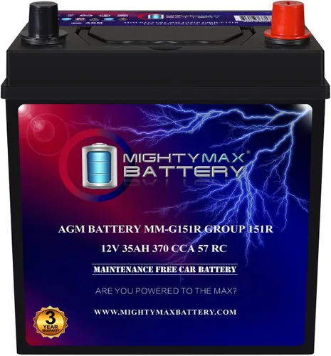 Vista 11 de Mighty Max Battery MM-AUX12 Batería Auxiliar 12 V 12 Ah, 20 RC, 200 CCA Batería AGM recargable para auto