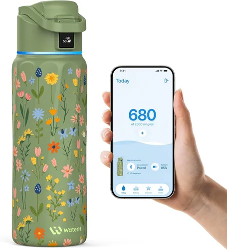 Vista 36 de WaterH BOOST - Rastreador inteligente de botellas de agua con recordatorio Negro