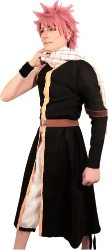 Vista 2 de DAZCOS US Size Men's Anime Cosplay Halloween Costume With Scarf Wrister