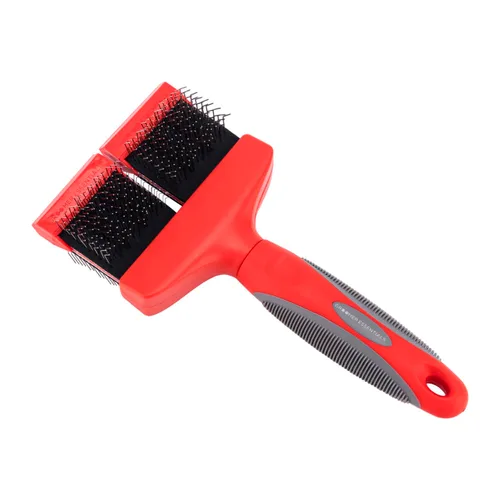 Vista 12 de Groomer Essentials Cepillo flexible deslizante - Individual/Extra Firme