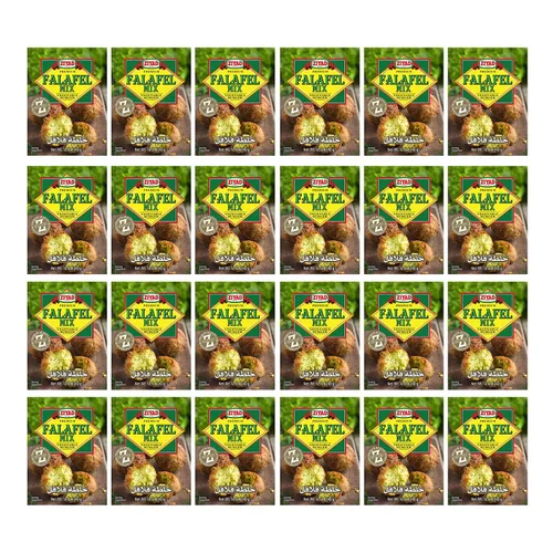 Vista 10 de Ziyad Falafel - Mezcla seca, sin gluten, vegana, sin OMG, sin aditivos, sin conservantes, ideal para hacer hamburguesas y aperitivos vegetales, 12