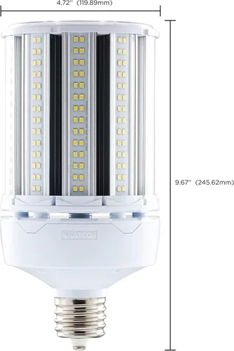 Vista 10 de Satco S49396, bombilla LED de mazorca de maíz de 100 W, reemplazo HID, base EX39, bombilla