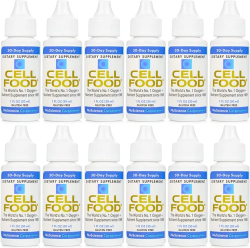 Vista 12 de Cellfood Oxygen Boost, 1 fl oz - Suplemento de oxígeno líquido para drenaje linfático, mal de altura, jet lag, fatiga, dolores de cabeza, resacas