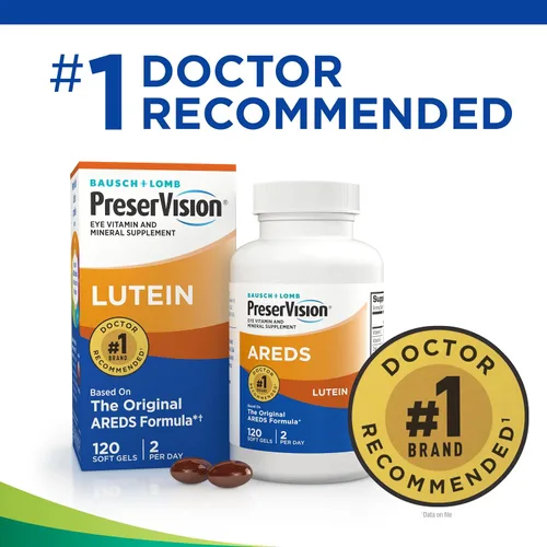 Vista 4 de Suplemento de vitaminas y minerales para los ojos PreserVision de Bausch & Lomb, BAUSCH419036, 1, 1