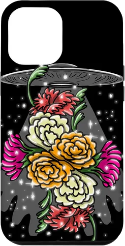 Vista 26 de Alien Floral UFO Girly Extraterrestrial Space Lover - Funda de regalo para iPhone 17