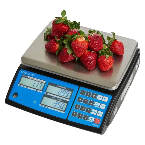 Vista 7 de Brecknell PC3060, escala de cálculo de precio de doble rango, 30/60lb x 0.01/0.02lb, NTEP