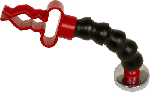 Vista 6 de Lisle 70450 Soporte para linterna con abrazadera, negro, rojo