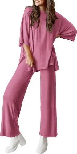 Vista 11 de PRETTYGARDEN Conjunto de dos piezas para mujer Negro