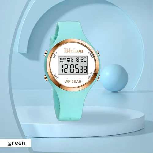 Vista 7 de Original Outdoor Sport Watches Alarm Clock Waterproof Digital Watch Aguamarina