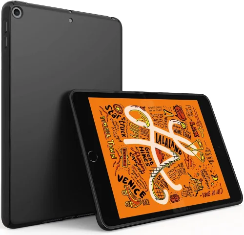 Vista 9 de Puxicu Funda para iPad mini 1 2 3, diseño delgado mate TPU goma suave TPU cubierta protectora para 7.9 "iPad mini funda 1ª 2ª 3ª generación, negro