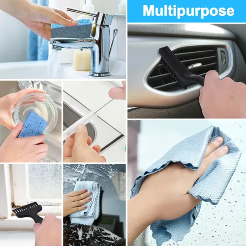 Vista 5 de XANGNIER Kit de cepillo de limpieza para purificador de aire, 6 piezas purificadores de aire para el hogar/dormitorio Herramientas de limpieza